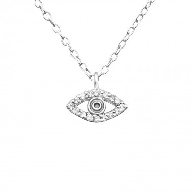 Evil Eye - 925 Sterling Silver Necklaces with Stones SD23801