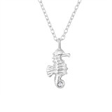 Sea Horse - 925 Sterling Silver Necklaces with Stones SD24884