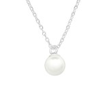 Pearl - 925 Sterling Silver Necklaces with Stones SD25055