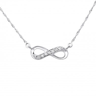 Infinity - 925 Sterling Silver Necklaces with Stones SD27111