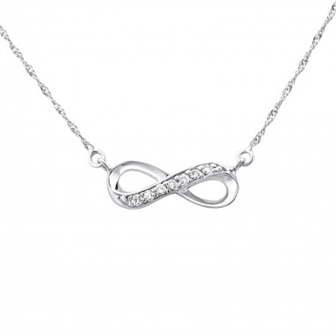 Infinity - 925 Sterling Silver Necklaces with Stones SD27111
