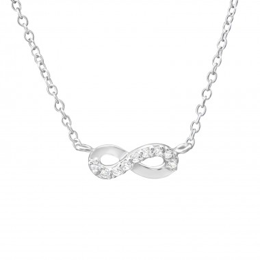 Infinity - 925 Sterling Silver Necklaces with Stones SD35270