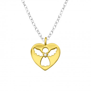 Angel - 925 Sterling Silver Necklaces with Stones SD36308