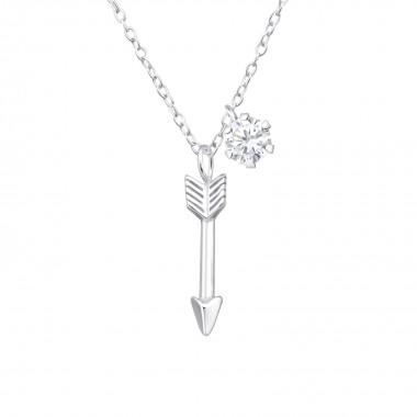 Arrow - 925 Sterling Silver Necklaces with Stones SD36839