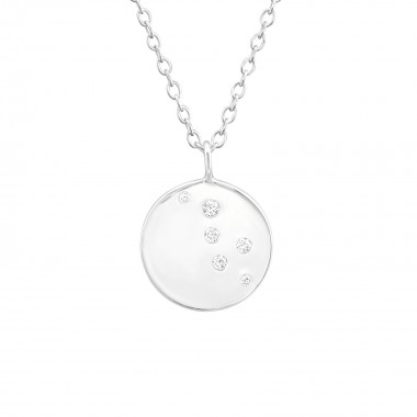 Round - 925 Sterling Silver Necklaces with Stones SD37676