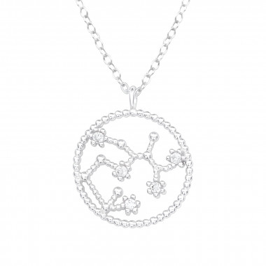 Sagittarius Zodiac Sign - 925 Sterling Silver Necklaces with Stones SD38843