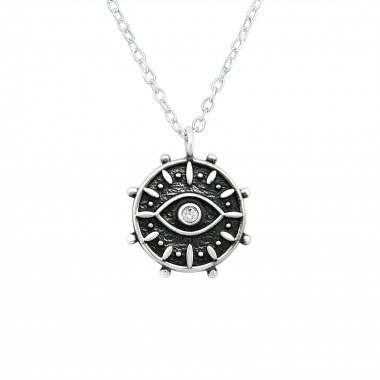 Evil Eye - 925 Sterling Silver Necklaces with Stones SD38845