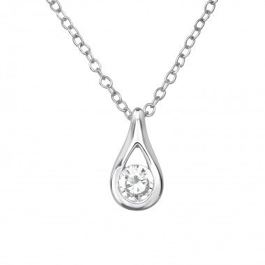 Pear - 925 Sterling Silver Necklaces with Stones SD39233