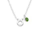Taurus Zodiac Sign - 925 Sterling Silver Necklaces with Stones SD40163
