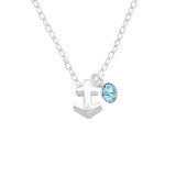 Sagittarius Zodiac Sign - 925 Sterling Silver Necklaces with Stones SD40180