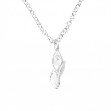 Triple Marquise - 925 Sterling Silver Necklaces with Stones SD40197