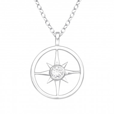 Northern Star - 925 Sterling Silver Necklaces with Stones SD41196
