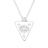 Evil Eye - 925 Sterling Silver Necklaces with Stones SD41198