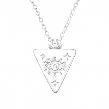 Evil Eye - 925 Sterling Silver Necklaces with Stones SD41198