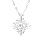 Evil Eye - 925 Sterling Silver Necklaces with Stones SD41239