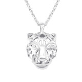 Tiger - 925 Sterling Silver Necklaces with Stones SD41375