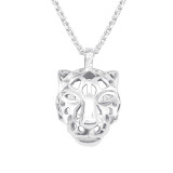 Tiger - 925 Sterling Silver Necklaces with Stones SD41375