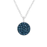 Round - 925 Sterling Silver Necklaces with Stones SD41447