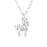 Unicorn - 925 Sterling Silver Necklaces with Stones SD42292