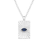 Evil Eye - 925 Sterling Silver Necklaces with Stones SD43321