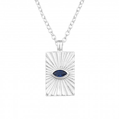 Evil Eye - 925 Sterling Silver Necklaces with Stones SD43321