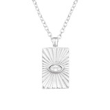 Evil Eye - 925 Sterling Silver Necklaces with Stones SD44934