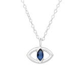 Evil Eye - 925 Sterling Silver Necklaces with Stones SD45247