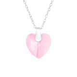 Heart - 925 Sterling Silver Necklaces with Stones SD45877