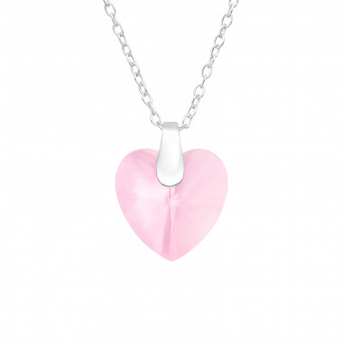 Heart - 925 Sterling Silver Necklaces with Stones SD45877