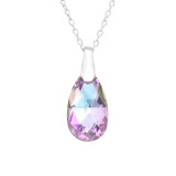 Teardrop - 925 Sterling Silver Necklaces with Stones SD45882