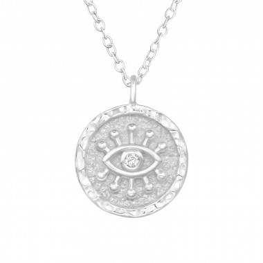 Evil Eye - 925 Sterling Silver Necklaces with Stones SD46687