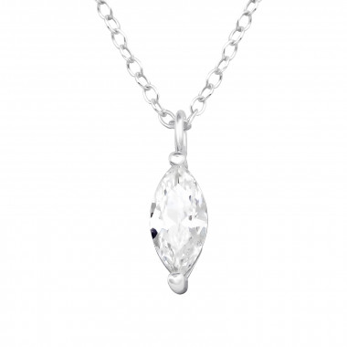 Marquise - 925 Sterling Silver Necklaces with Stones SD46689