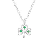 Clover - 925 Sterling Silver Necklaces with Stones SD46692