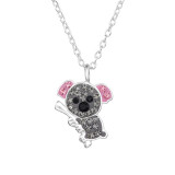 Koala - 925 Sterling Silver Necklaces with Stones SD47269