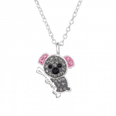 Koala - 925 Sterling Silver Necklaces with Stones SD47269