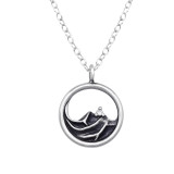 Mountain - 925 Sterling Silver Necklaces with Stones SD47274