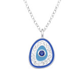 Turkish Evil Eye - 925 Sterling Silver Necklaces with Stones SD47283
