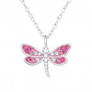 Butterfly - 925 Sterling Silver Necklaces with Stones SD47647
