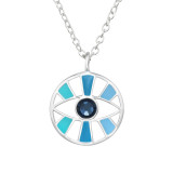 Evil Eye - 925 Sterling Silver Necklaces with Stones SD47826