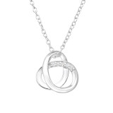 Celtic Knot - 925 Sterling Silver Necklaces with Stones SD47961