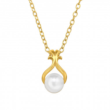 Pear - 925 Sterling Silver Necklaces with Stones SD49483