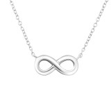 Infinity - 925 Sterling Silver Silver Necklaces SD16923