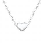Heart - 925 Sterling Silver Silver Necklaces SD17452 Heart - 925 Sterling Silver Silver Necklaces SD17452