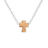 Cross - 925 Sterling Silver Silver Necklaces SD17728
