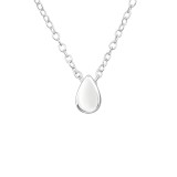 Drop - 925 Sterling Silver Silver Necklaces SD17736