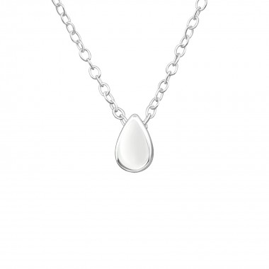 Drop - 925 Sterling Silver Silver Necklaces SD17736