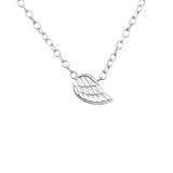 Wing - 925 Sterling Silver Silver Necklaces SD17740