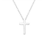 Cross - 925 Sterling Silver Silver Necklaces SD18463