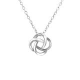 Rose - 925 Sterling Silver Silver Necklaces SD19122