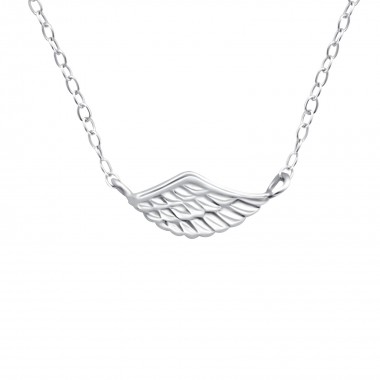 Wing - 925 Sterling Silver Silver Necklaces SD19123